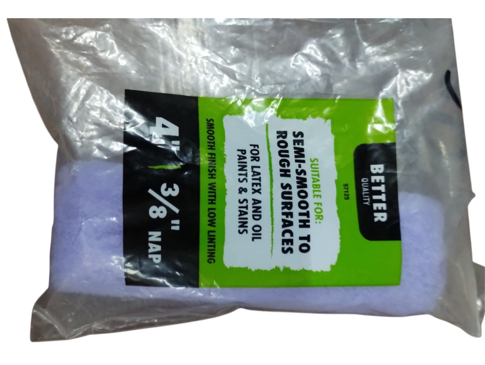 Felpa Para Rodillo 3/8 X 4